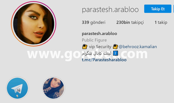اینستاگرام پرستش عربلو