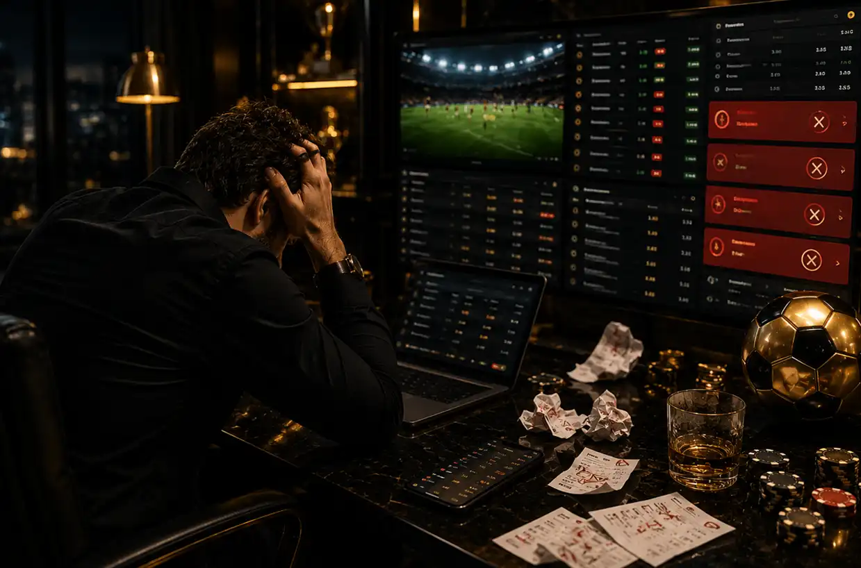 اشتباهات رایج در شرط بندی آنلاین