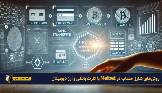 روش‌ های شارژ حساب در Melbet با کارت بانکی و ارز دیجیتال