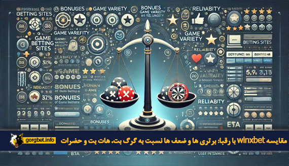 مقایسه winxbet با رقبا: برتری‌ ها و ضعف‌ ها نسبت به گرگ بت، هات بت و حضرات