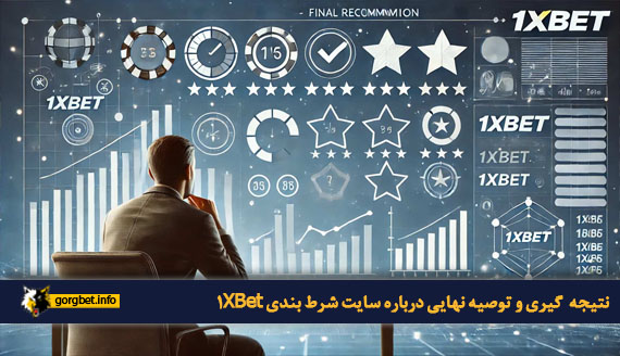 نتیجه  گیری و توصیه نهایی درباره سایت شرط بندی 1XBet