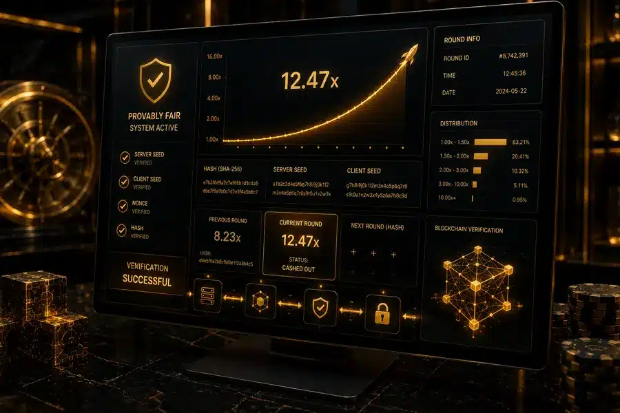 سیستم Provably Fair در بازی انفجار
